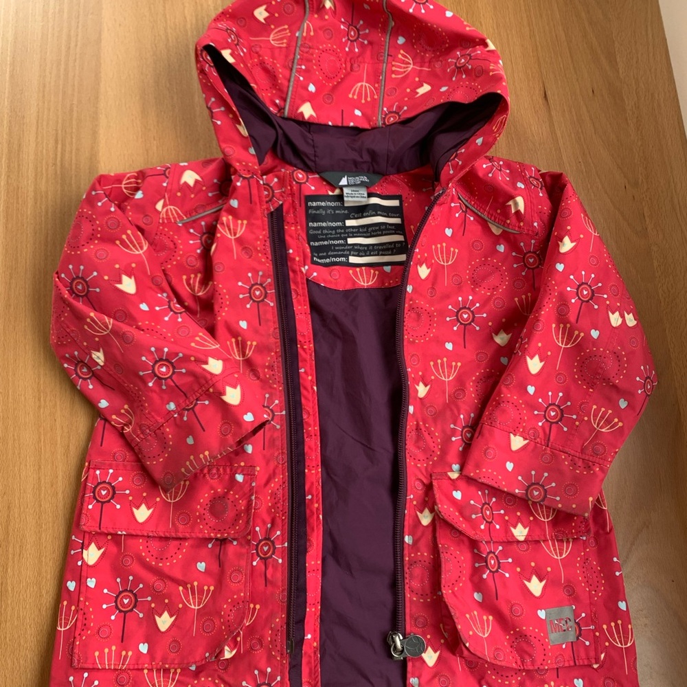 MEC lined rain coat - Size 24 months